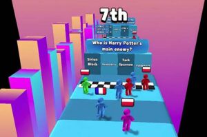 Quiz Runner.io trivia gameplay